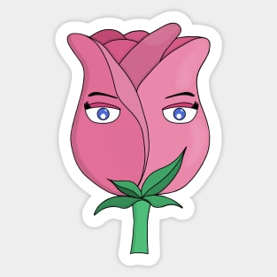 A cute rose Sticker